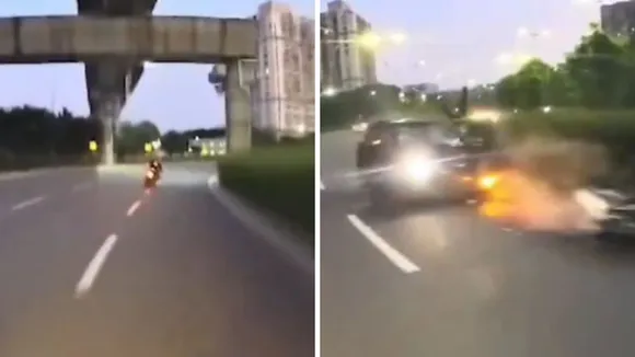 accident in gurugram