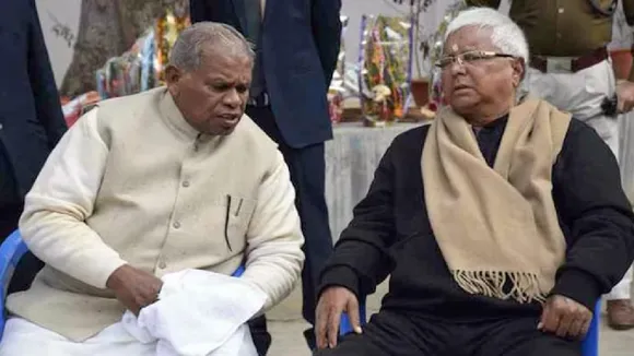 manjhi vs lalu yadav