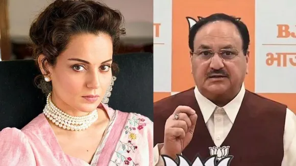 Kangana Ranaut meeting jp nadda