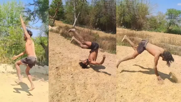 viral stunt video 