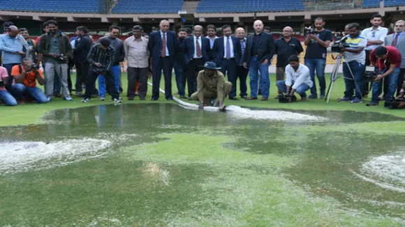chinnaswamy stadium drainage system