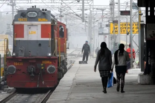Dec 2019,Amritsar,Amritsar Junction railway station,chilly morning,fog,
