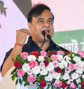 Guwahati: Assam CM Himanta Biswa Sarma attends the launch of the ARBAS schemes at a function held at Sarusajai Stadium