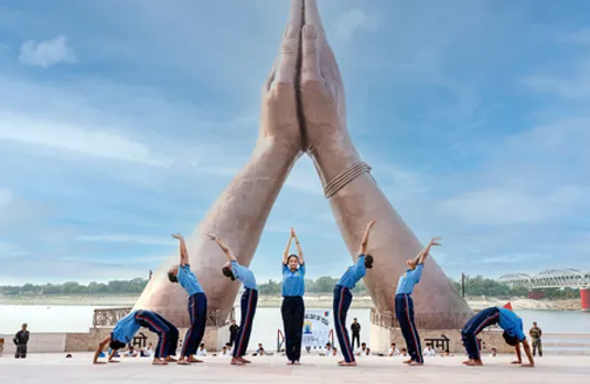 Varanasi: Yoga Day Celebrations at Namo Ghat