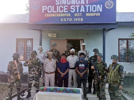 मणिपुर : सुरक्षा बलों के संयुक्त अभियान में 11 उग्रवादी गिरफ्तार, हथियार और नशीले पदार्थ बरामद