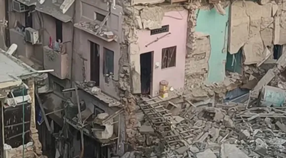 नॉर्थ दिल्ली में बड़ा हादसा : पंजाबी बस्ती में 4 मंजिला इमारत ढही, 14 लोगों का रेस्क्यू