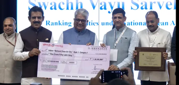 स्वच्छ वायु सर्वेक्षण : इंदौर बना देश का सबसे स्वच्छ वायु वाला शहर और आगरा को लगातार तीसरी बार मिला सम्मान