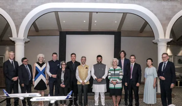 EAM Jaishankar meets Airbus, IndiGo leadership to boost India-Europe aviation ties
