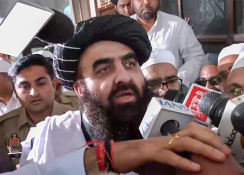 Afghan Foreign Minister Amir Khan Muttaqi  in Saharanpur