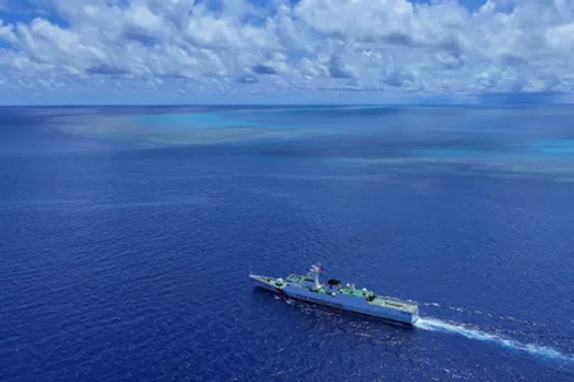 चीनी तटरक्षक ने थ्येश्येन रीफ में फिलीपीनी जहाजों की घुसपैठ का जवाब दिया