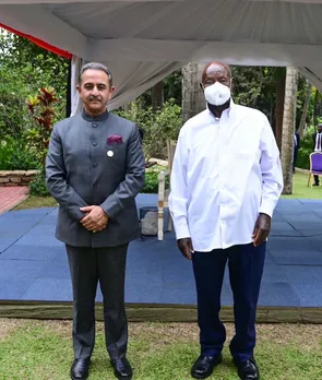 गुट निरपेक्ष आंदोलन के 19वें सम्मेलन में शामिल हुए कीर्ति वर्धन सिंह, युगांडा के राष्ट्रपति से की मुलाकात
