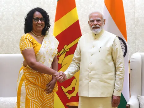 New Delhi: Sri Lankan Prime Minister Harini Amarasuriya meets PM Modi