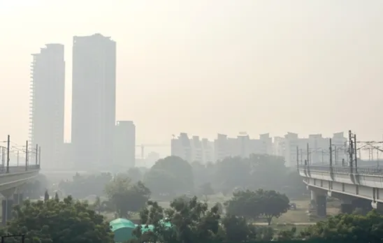 Thick Fog Engulfs Noida