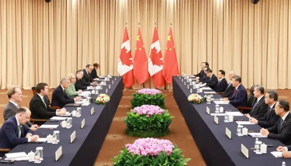 शी चिनफिंग की कनाडा के प्रधानमंत्री मार्क कार्नी से मुलाकात