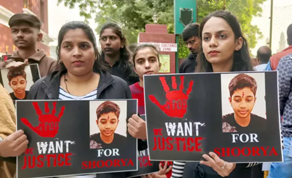 New Delhi: Protest at St Columba’s Over Student’s Death