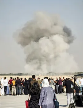 IAF Tejas aircraft crashes during aerial display at Dubai Airshow