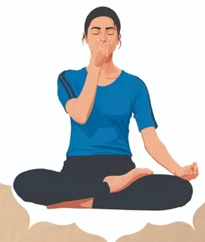 Nadishodhan pranayam