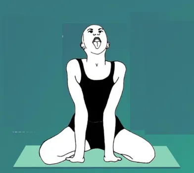 simhagarjanasana yoga