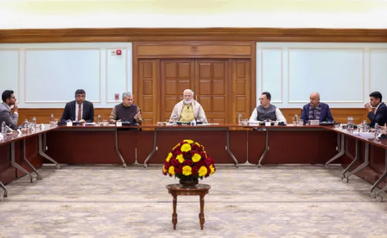 New Delhi: PM Modi Chairs Roundtable with AI Start-ups