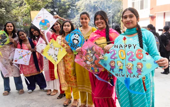 Patna: Students Celebrate Makar Sankranti