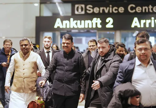 Devendra Fadnavis Arrives in Zurich for WEF Davos Summit 2026