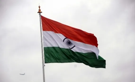(180716) Mumbai: 150 feet Tricolour installed at Mumbai University