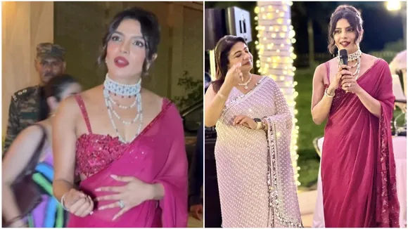 Priyanka Chopra saree look