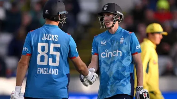 ENG vs AUS:  England beat Australia in 3rd ODI by 46 with DLS method Harry Brook hits first century 