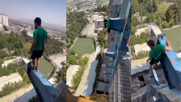 trending stunt video