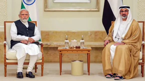 UAE Crown Prince India visit 