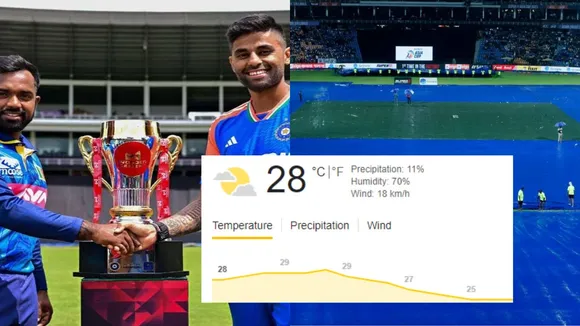 ind vs sl weather