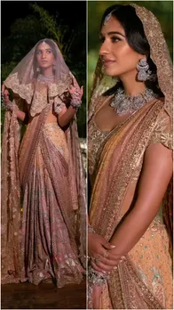 सोने के धागों से बना था राधिका मर्चेंट का घूंघट, देखें रॉयल PICS