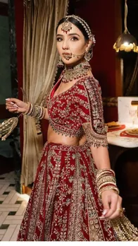 दुल्हन बनीं जैस्मिन भसीन, खूबसूरती देख फैंस हुए इम्प्रेस