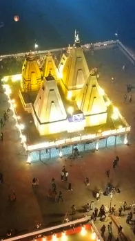 पांच लाख दीपों से जगमगायी भगवान श्रीकृष्ण की कर्मस्थली कुरुक्षेत्र