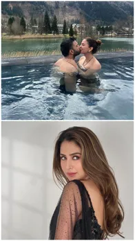 हनीमून ऐसे एंजॉय कर रही हैं मालविका राज, पति संग किया लिप-लॉक