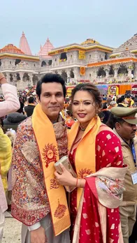 पत्नी के साथ रणदीप हुड्डा ने लिया राम लला का आशीर्वाद, शेयर की PHOTOS