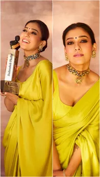 नियॉन साड़ी में जवान एक्ट्रेस Nayanthara ने ढाया कहर, अप्सरा सी सजीं