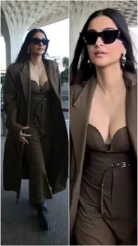 एयरपोर्ट पर इतना बोल्ड ड्रेस पहन गईं सोनम कपूर, फैंस रह गए दंग