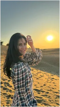 सर्दी में गुनगुनी धूप सेंकती दिखीं कैटरीना कैफ, देखें वेकेशन PICS