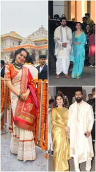 अयोध्या में फिल्मी सितारों का मेला...राम मंदिर पहुंचे ये स्टार्स, PICS