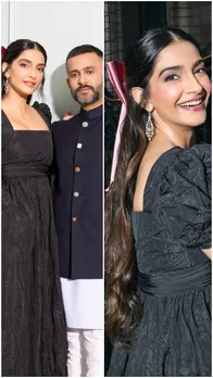 पति के साथ डिनर डेट पर गई सोनम कपूर, ब्लैक ड्रेस ने जीता फैंस का दिल