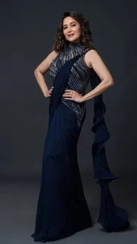 Madhuri Dixit ने इन आउटफिट्स में दिखाई खूबसूरत अदाएं, तस्वीरें वायरल