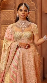 भाई की शादी में छा गई ईशा अंबानी, पहना हीरे का भारी-भरकम हार