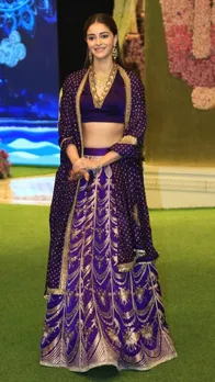 शिव-शक्ति पूजा में चमक उठीं अनन्या, ट्रेडिशनल आउटफिट में ढाया कहर