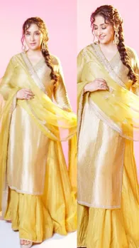 गोल्डन शरारा में बेहद खूबसूरत दिखीं मल्लिका जान', देखें तस्वीरें