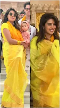 राम मंदिर के लिए प्रियंका चोपड़ा ने पहनी 70 हजार की साड़ी, देखें PICS