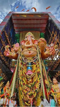 हैदराबाद के खैरताबाद में गणेश चतुर्थी की घूम, लगी भक्तों की भीड़