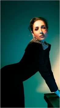 ब्लैक मैक्सी ड्रेस में मलाइका लगीं किलर, डायमंड कॉलर ने लगाए चार चांद