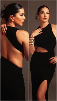 मदहोश अदाएं और बैकलेस गाउन...देखें सनी लियोनी के जलवे