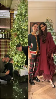 Sonam Kapoor ने लंदन में मनाया ग्रैंड क्रिसमस, बेटे वायु ने की मस्ती